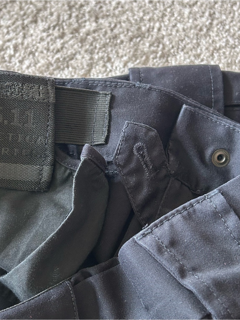 5.11 Tactical Series Mens Cargo Pants Black Work Trousers Size 38 Rugged Utility - Picture 5 of 6